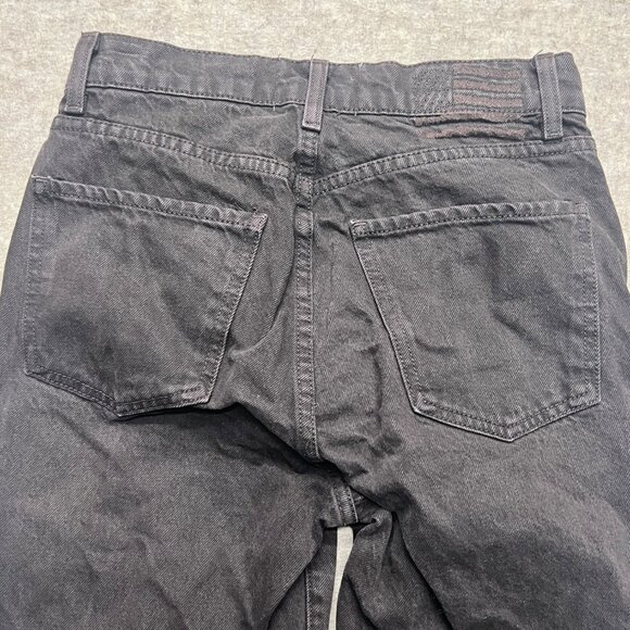 Revice Brown High Rise Button Fly Straight Leg Denim Jeans Waist 26" - Picture 5 of 10